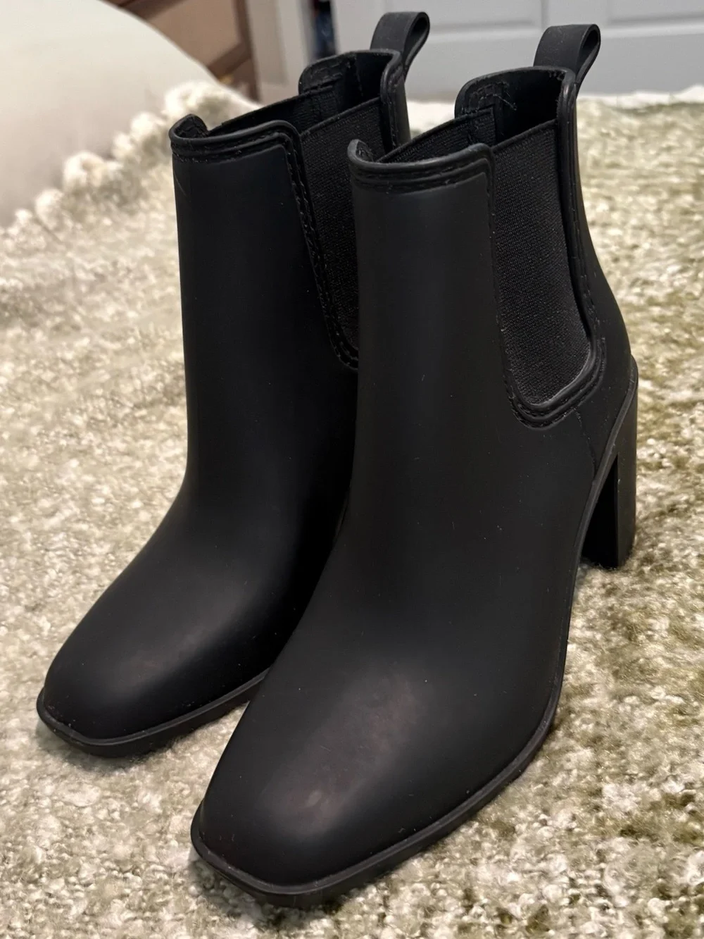 Jeffrey Campbell Hurricane Waterproof Chelsea Boot in Matte Black